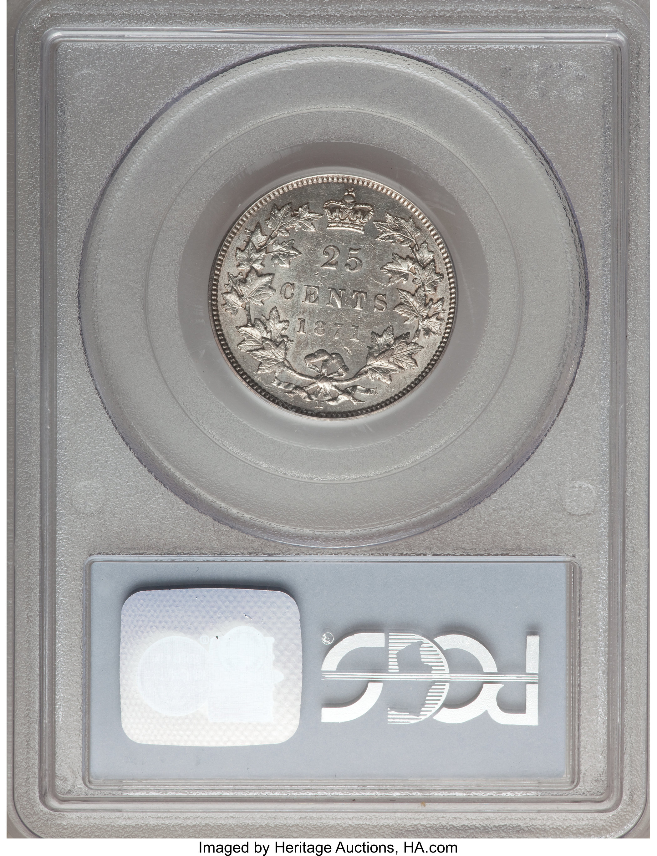 1871-H 25c Obverse 2 G4 thumbnail 6