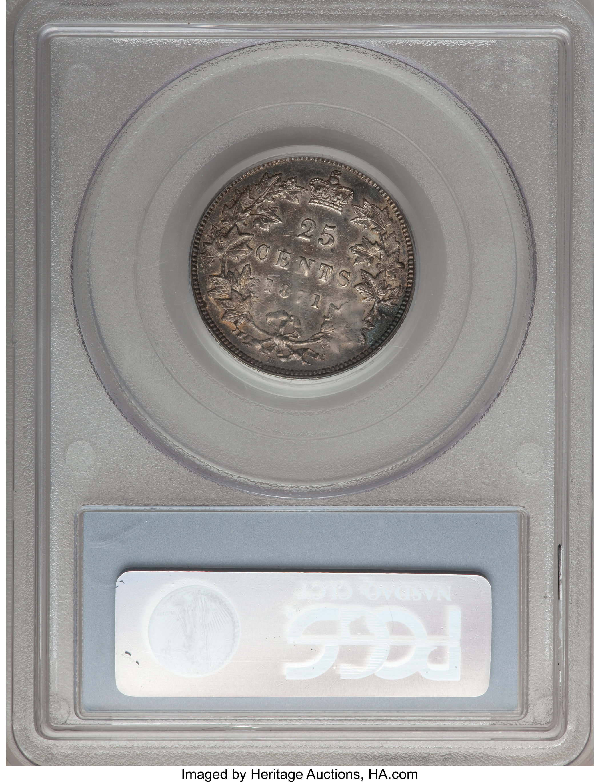 1871-H 25c Obverse 2 G4 thumbnail 4