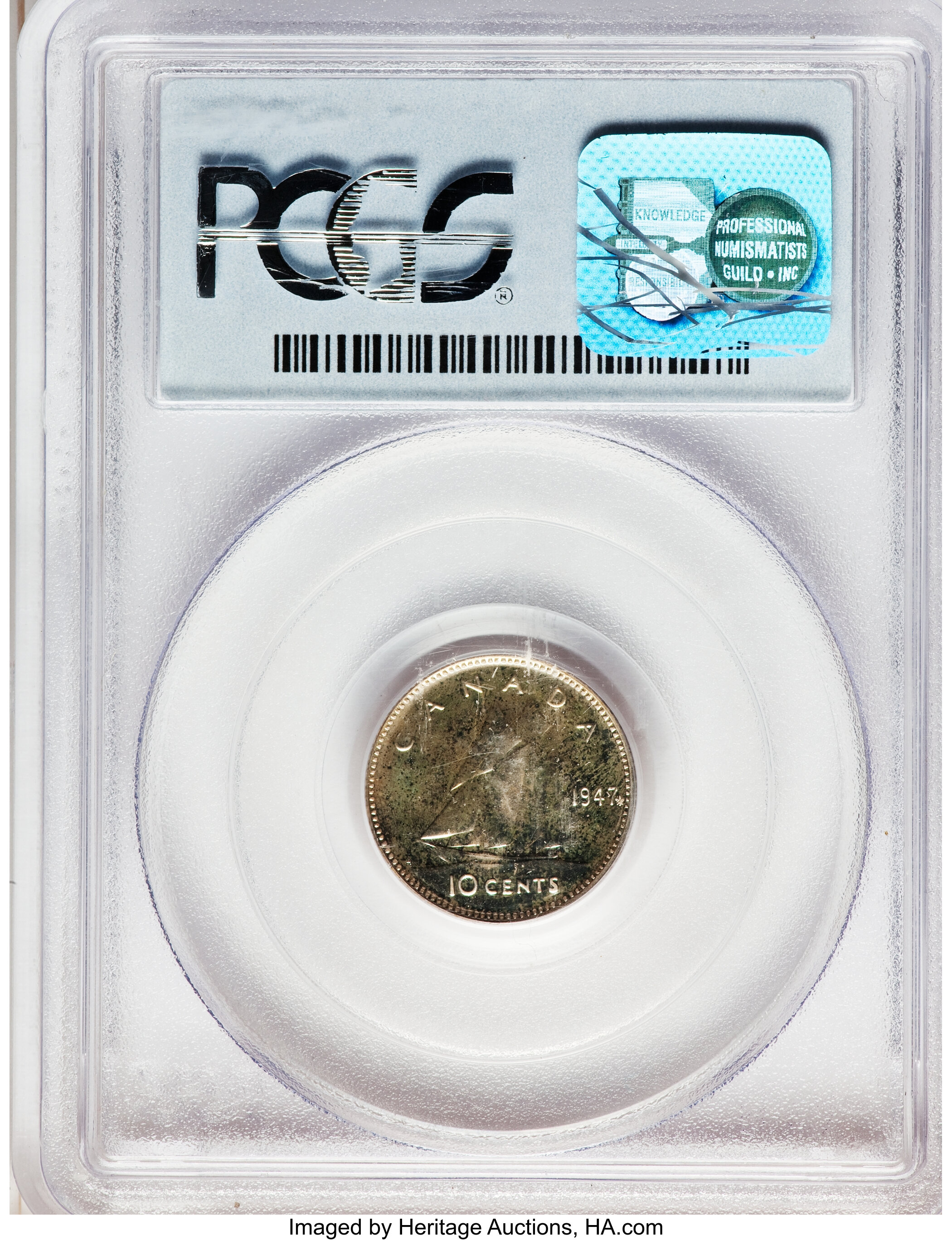 1947 10c Bluenose, Maple Leaf MS63 thumbnail 6
