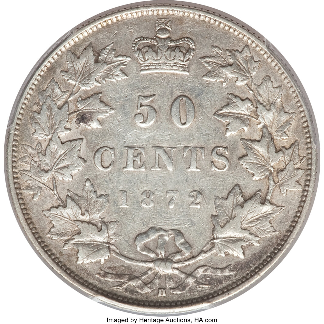 1872-H 50c A/V in Victoria XF40 thumbnail 12