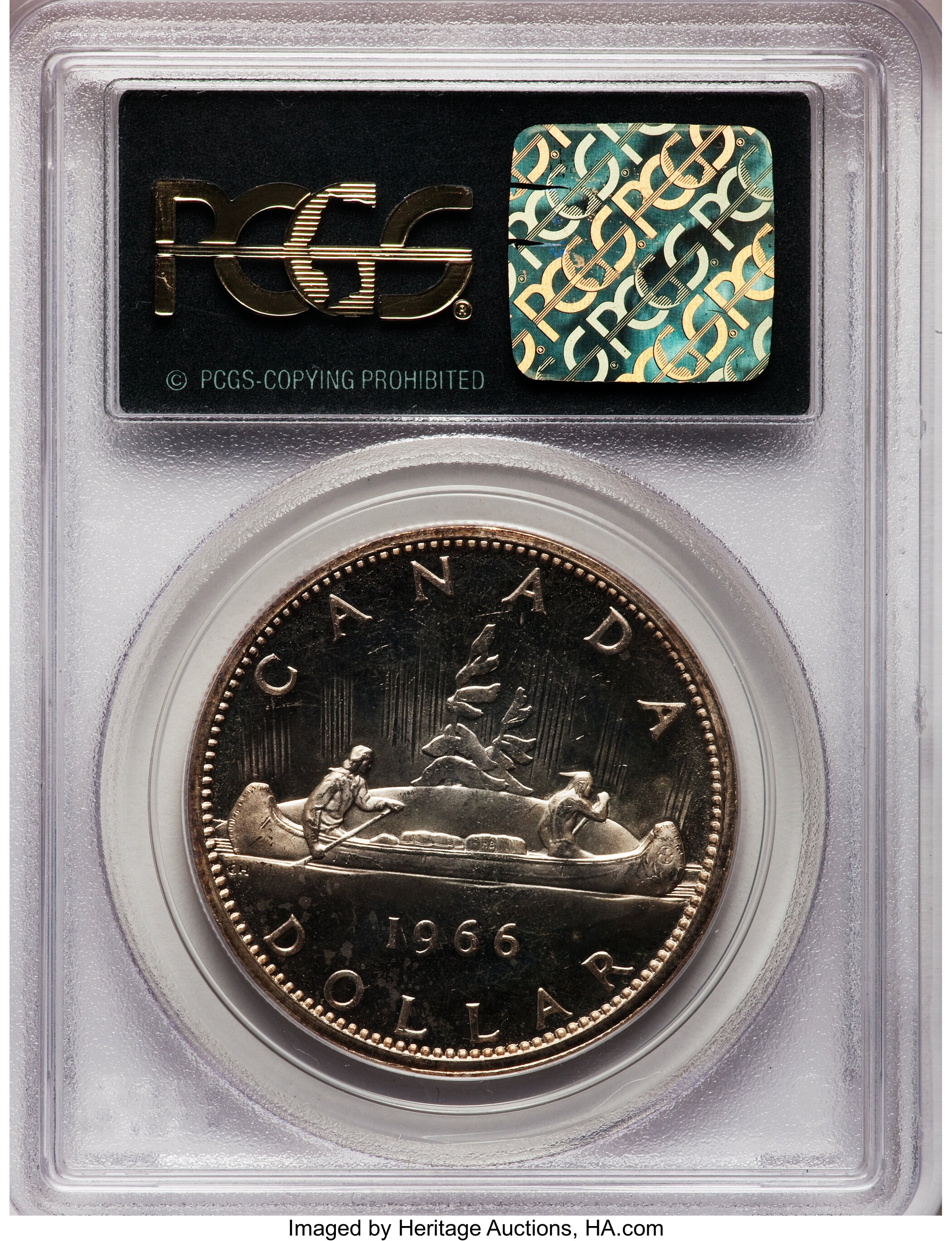 1966 S$1  Small Beads PL MS64 thumbnail 16