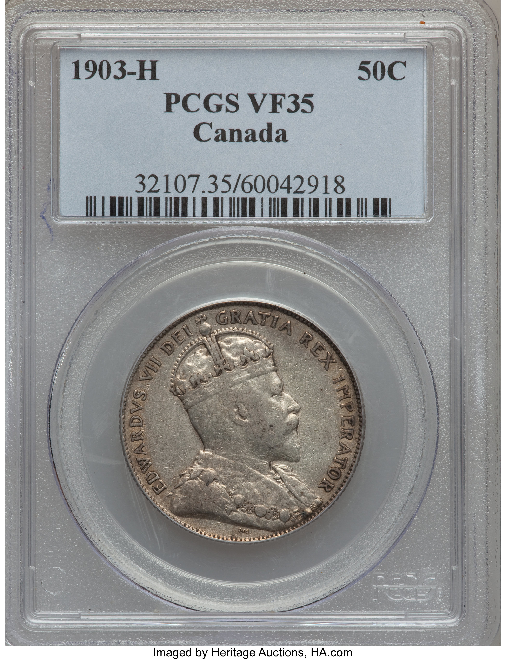 Canada: Edward VII 50 Cents 1903-H, ...