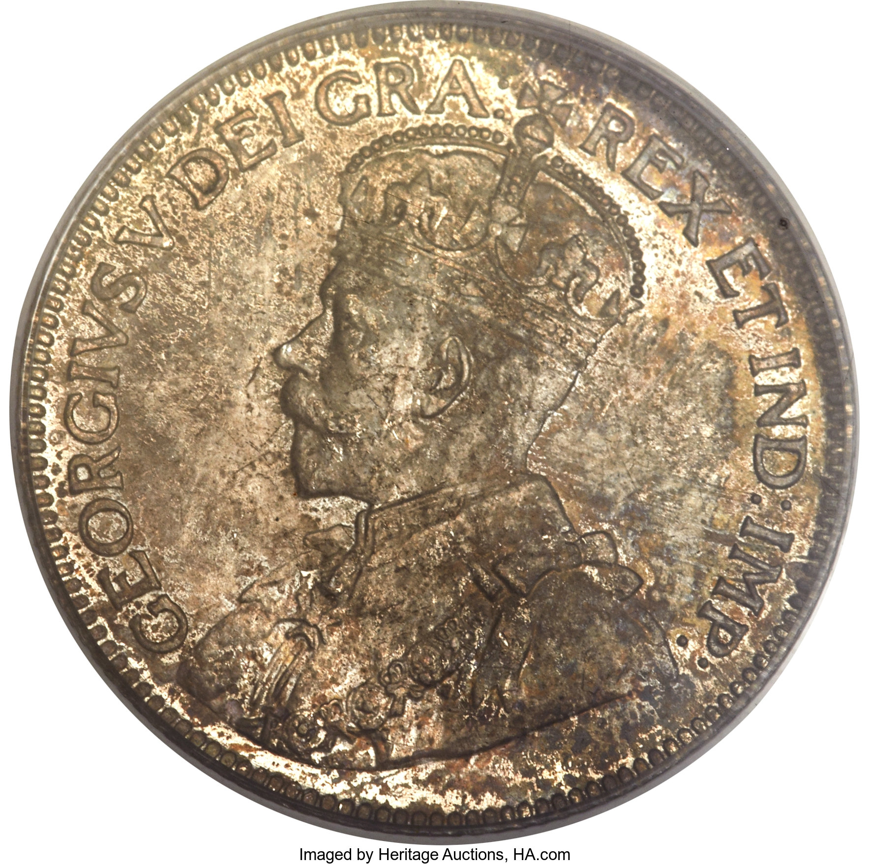 Canada: George V 25 Cents 1916,...