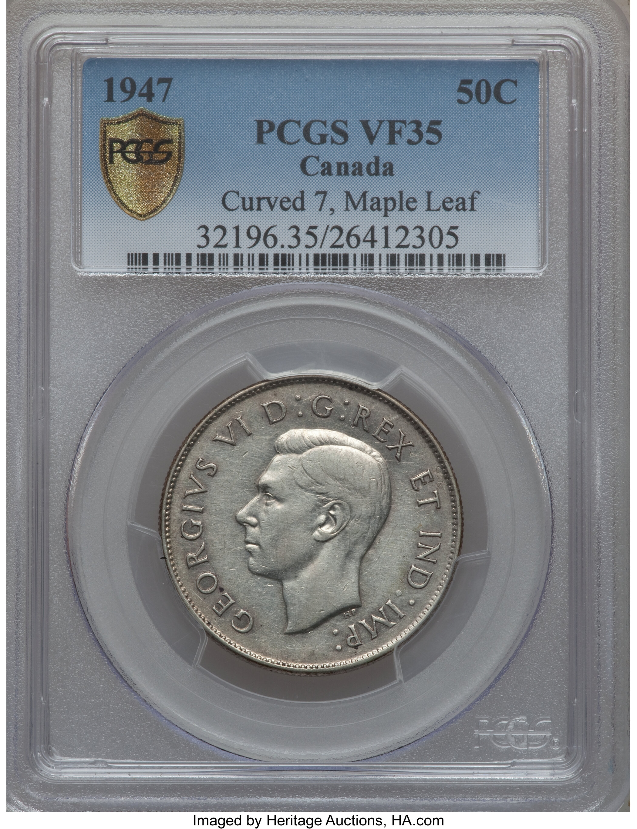 1947 50c Maple Leaf, Curved 7 F12 thumbnail 10