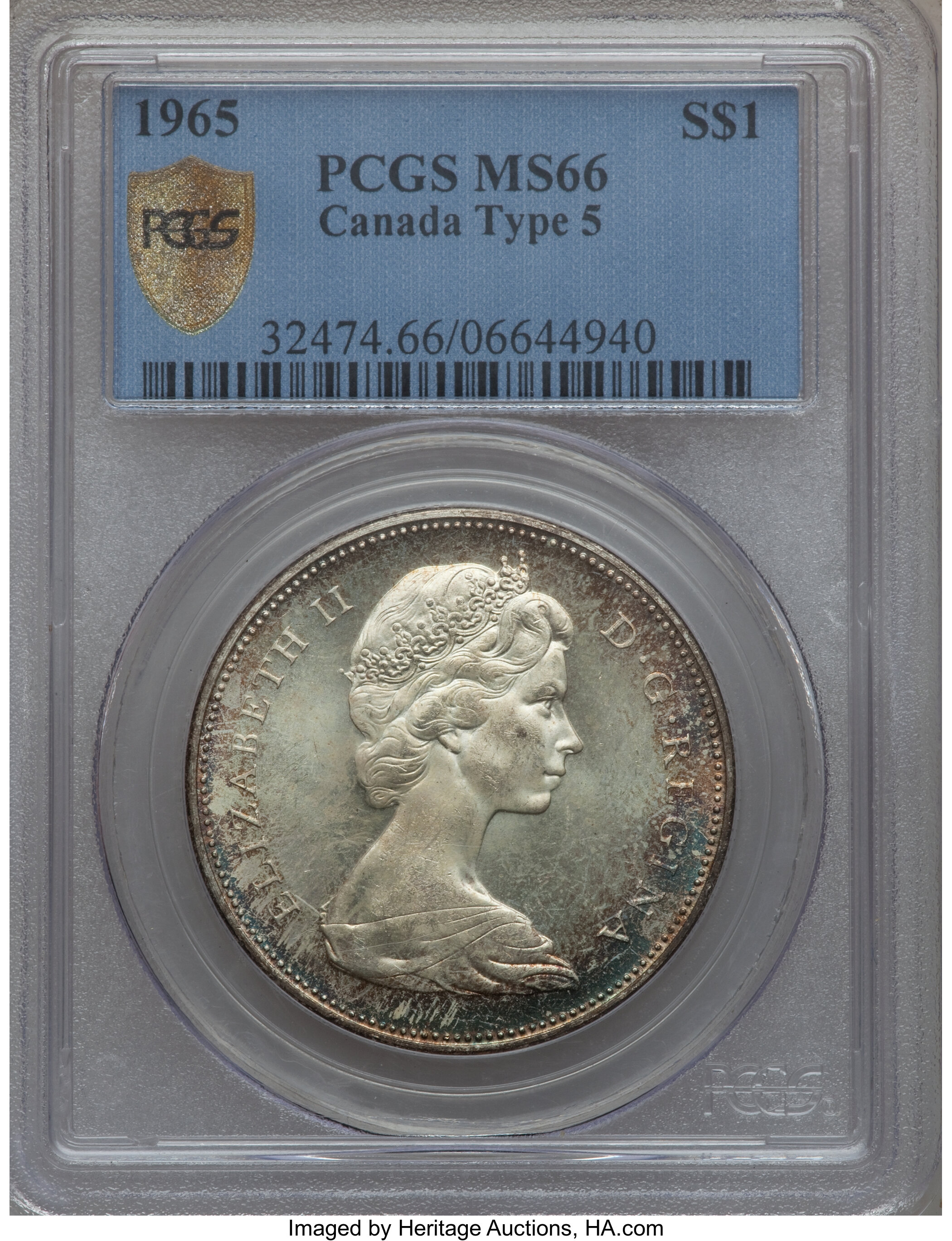 1965 S$1 Type 5 XF40 thumbnail 15