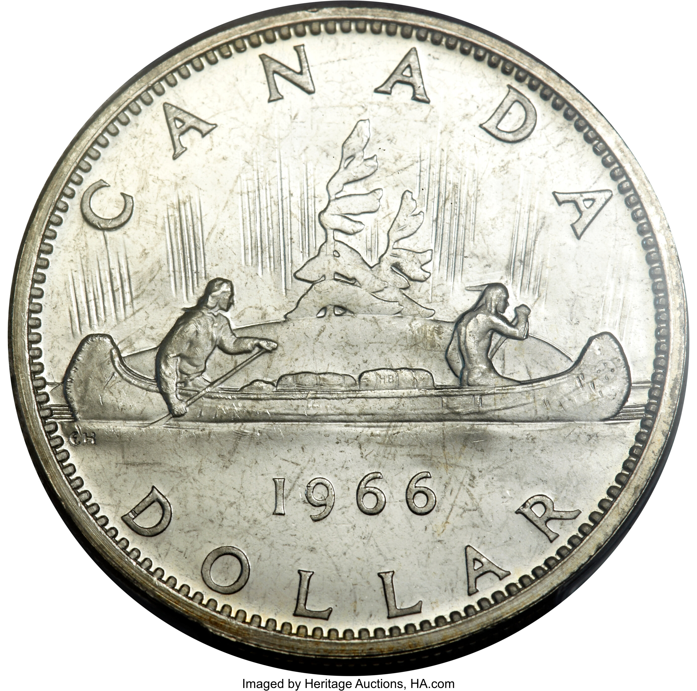 1966 S$1  Small Beads PL MS64 thumbnail 13
