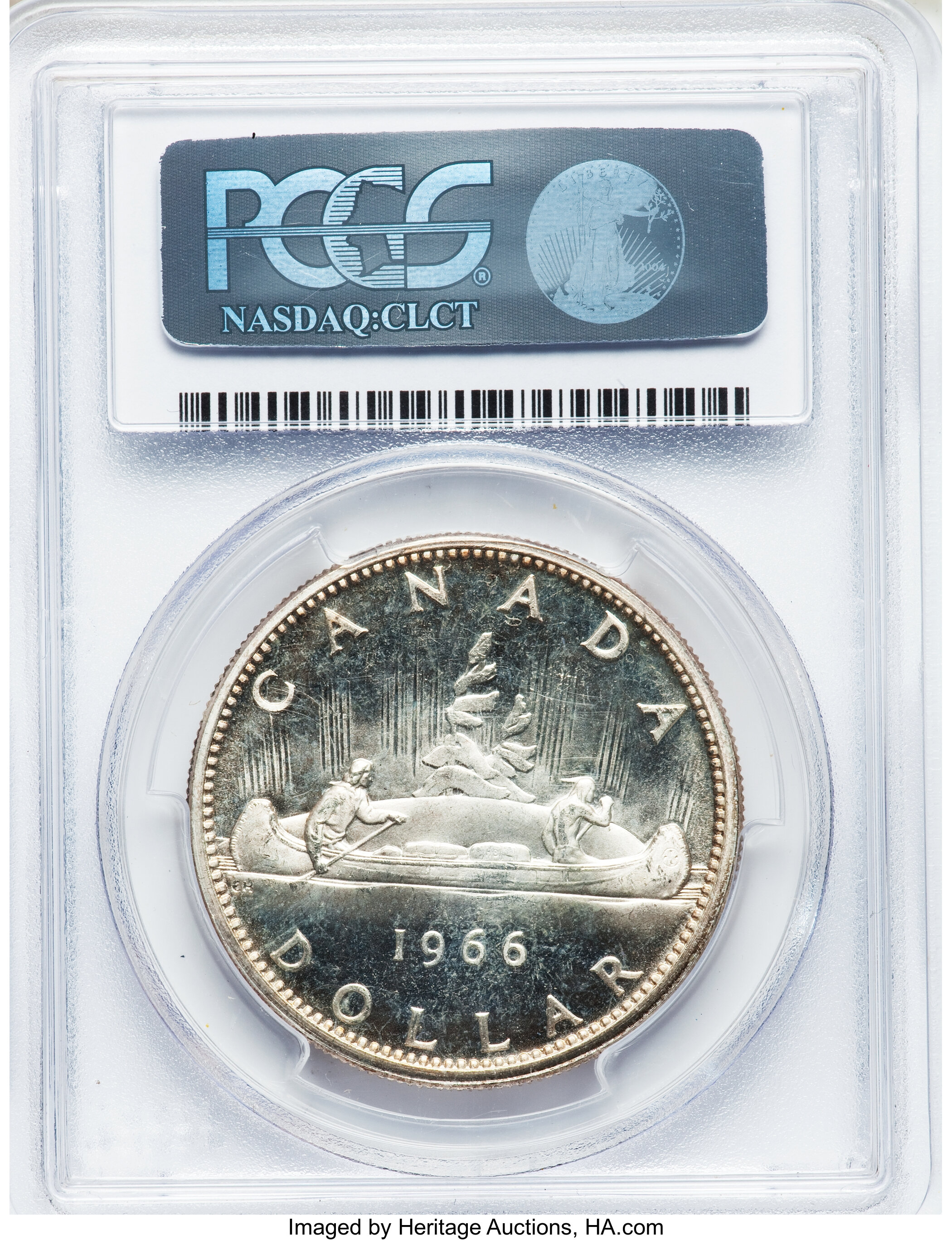 1966 S$1  Small Beads PL MS65 thumbnail 15