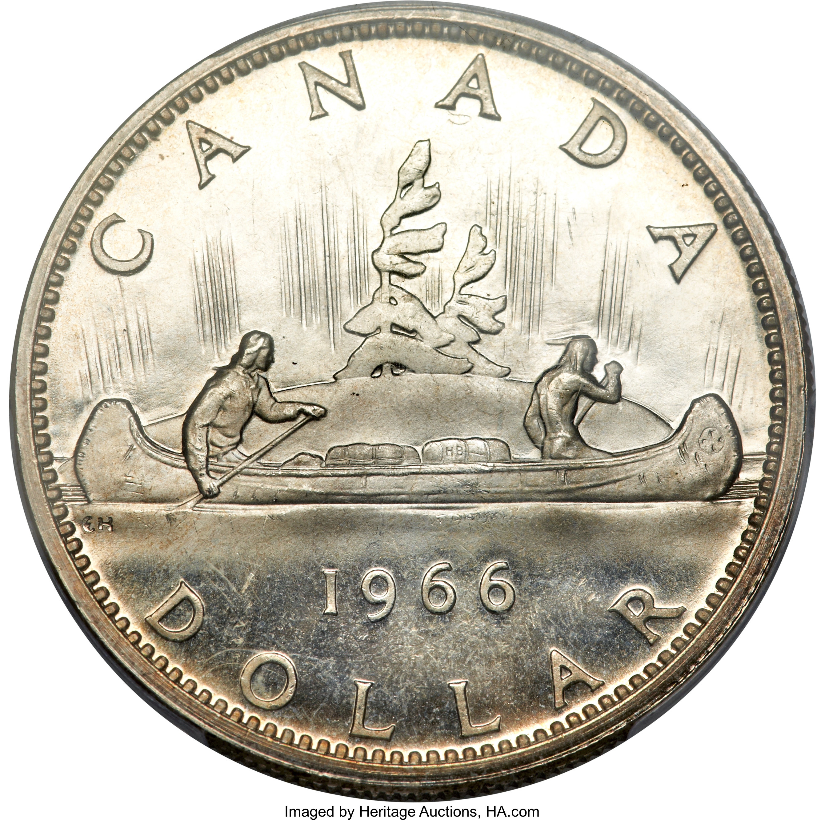 1966 S$1  Small Beads PL MS65 thumbnail 16