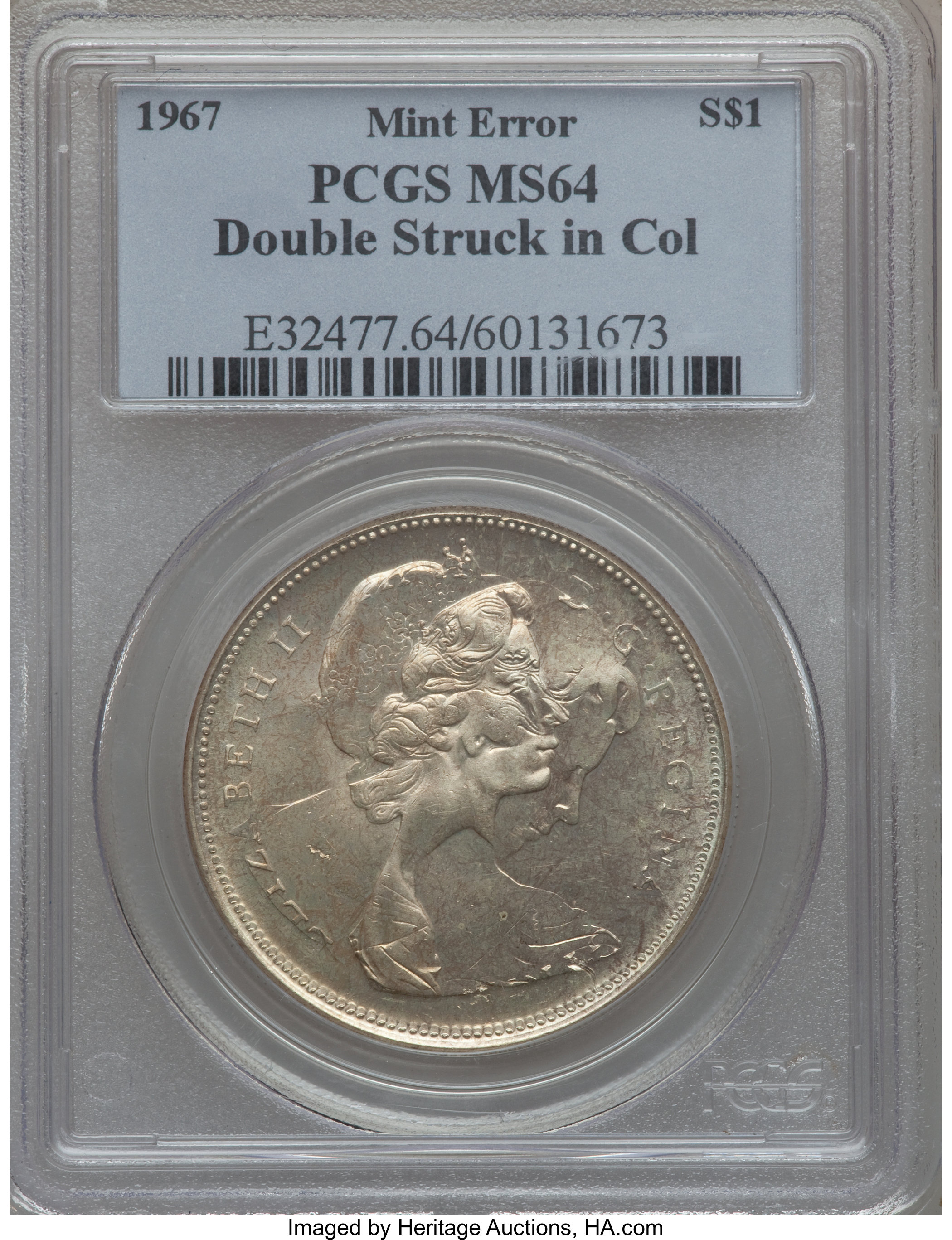 1967 S$1 Diving Goose MS61 thumbnail 23
