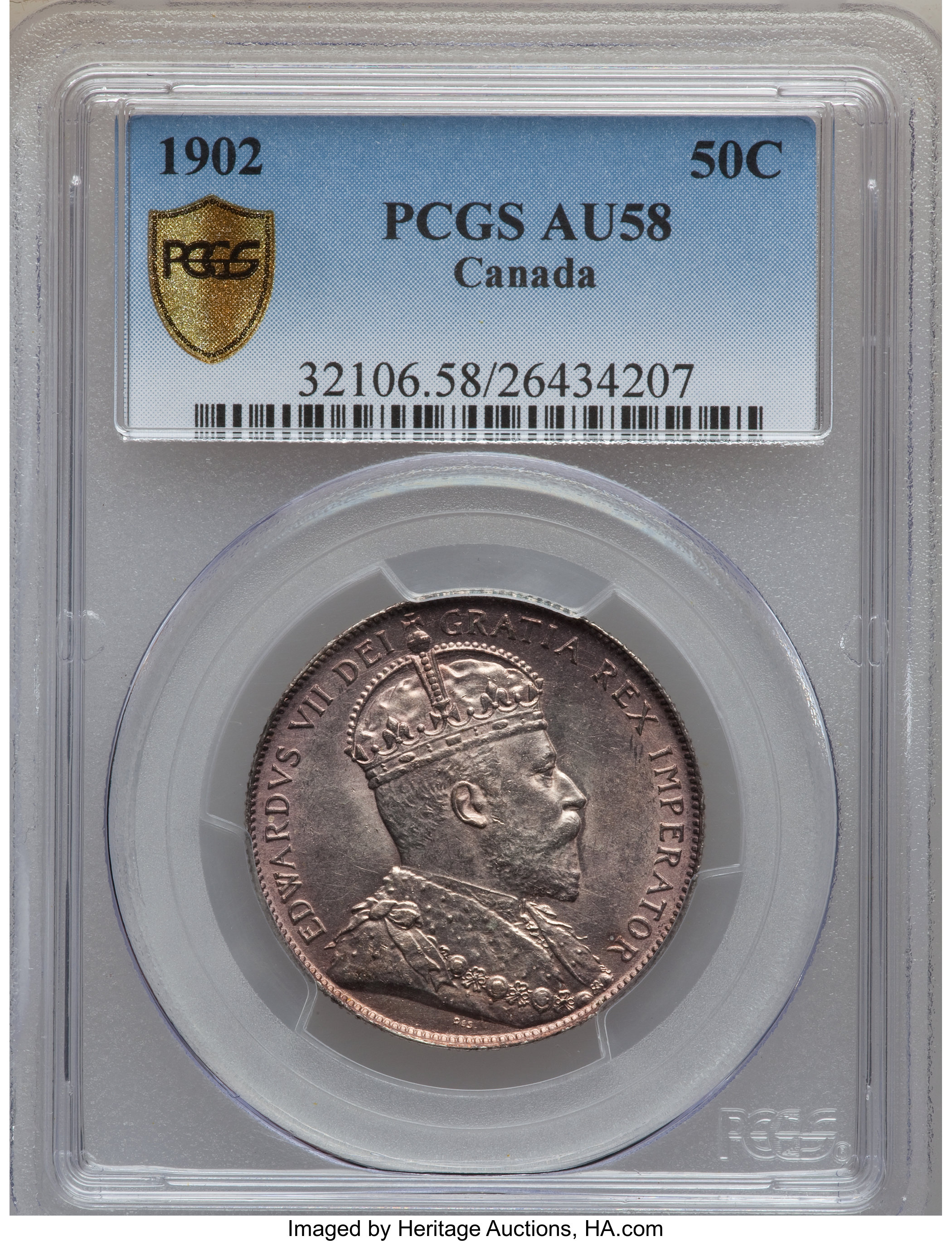 Canada: Edward VII 50 Cents 1902,...