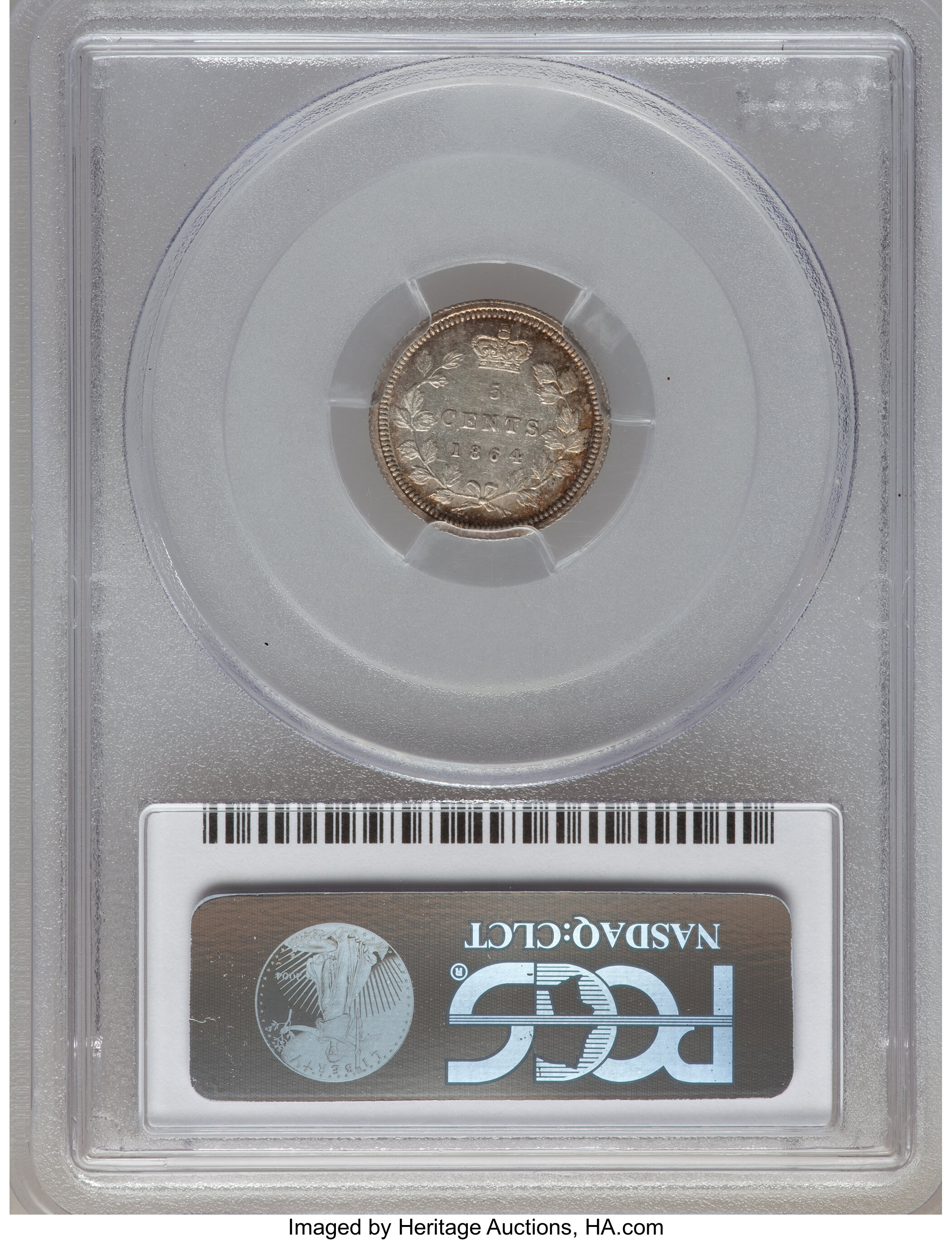 1864 5c New Brunswick, Small 6 VG10 thumbnail 10