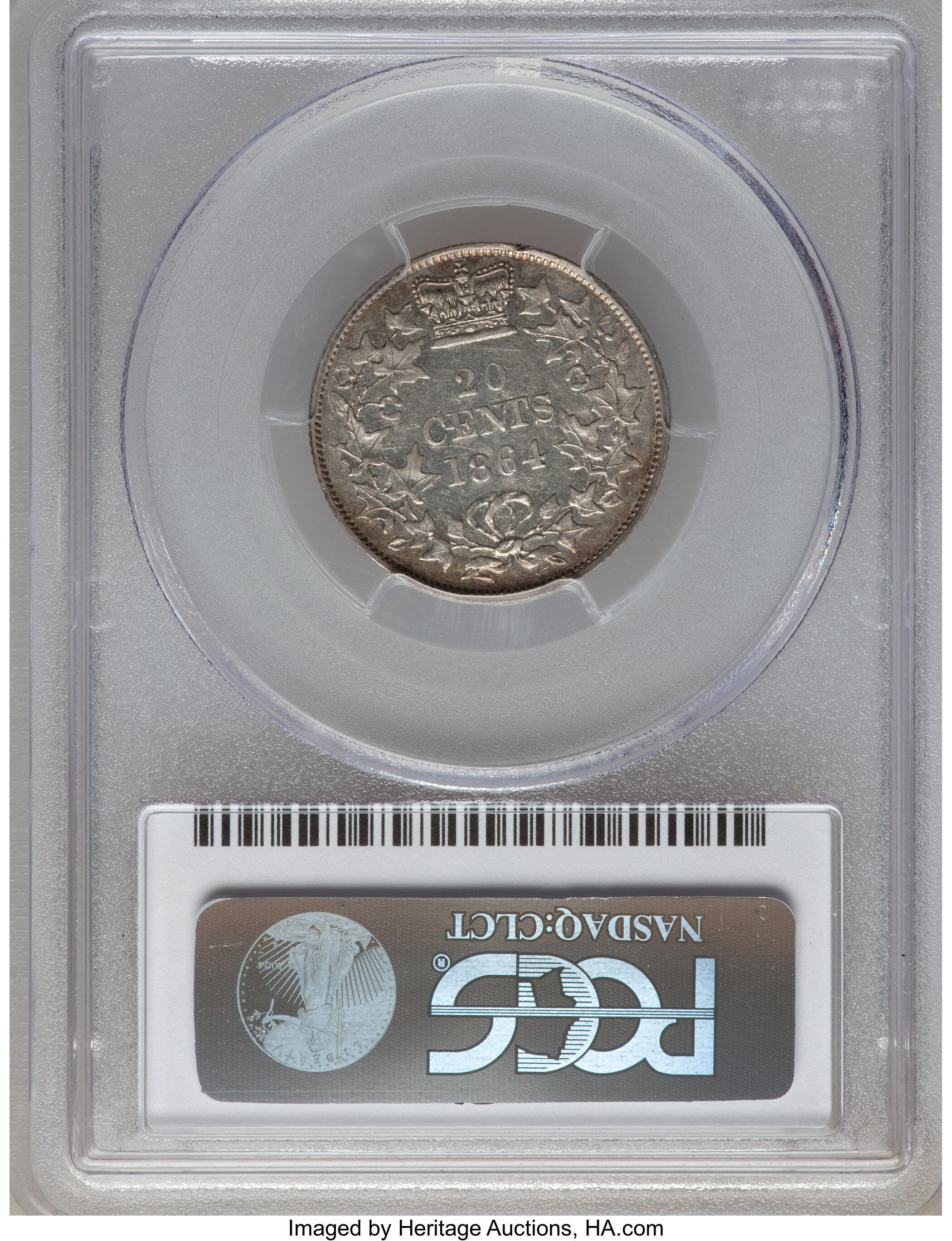 1864 20c New Brunswick VF30 thumbnail 16