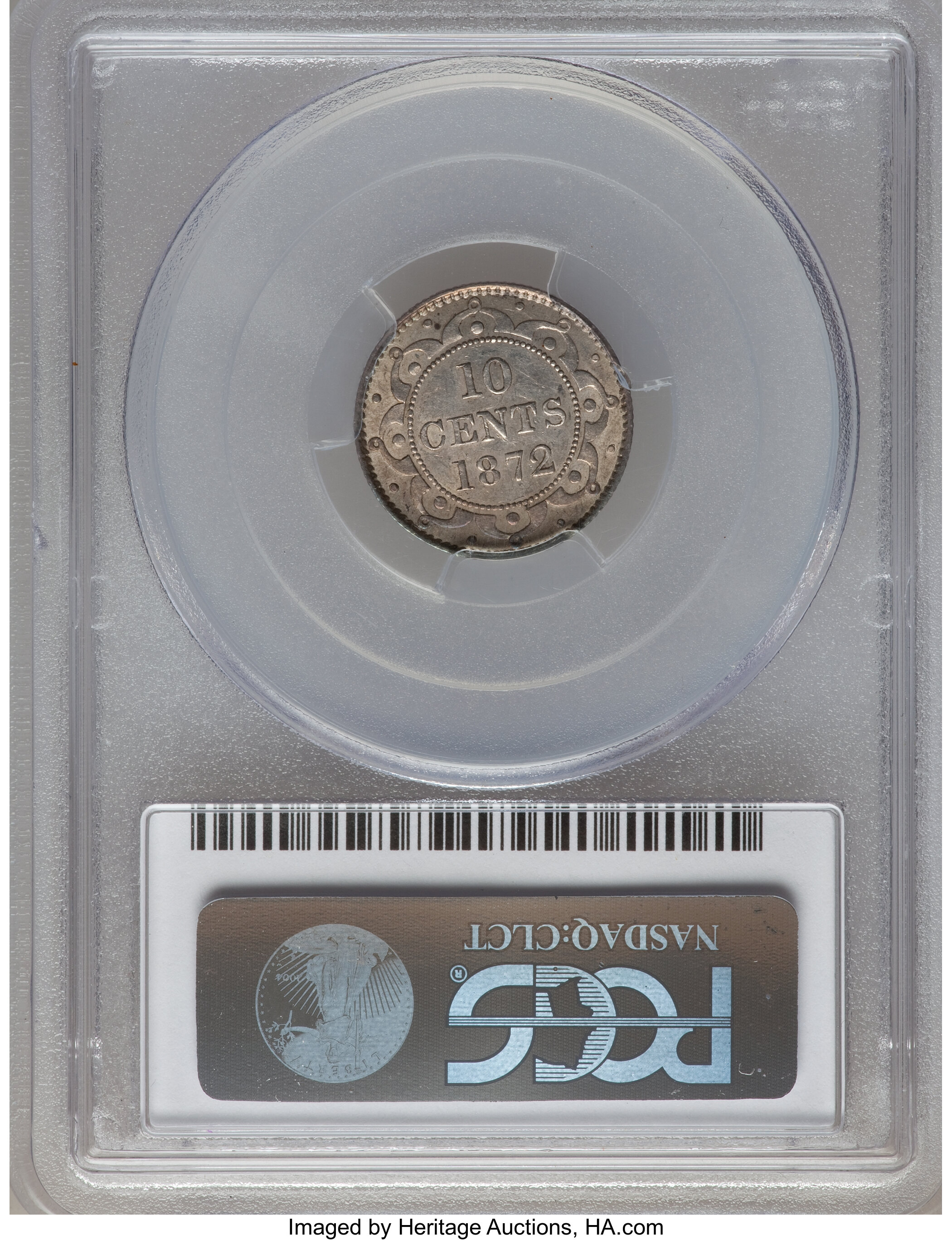 1872-H  10c Newfoundland AU53 thumbnail 8