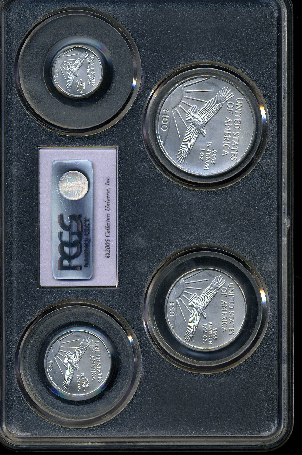 2005 P$100  Platinum Eagle MS65 thumbnail 25