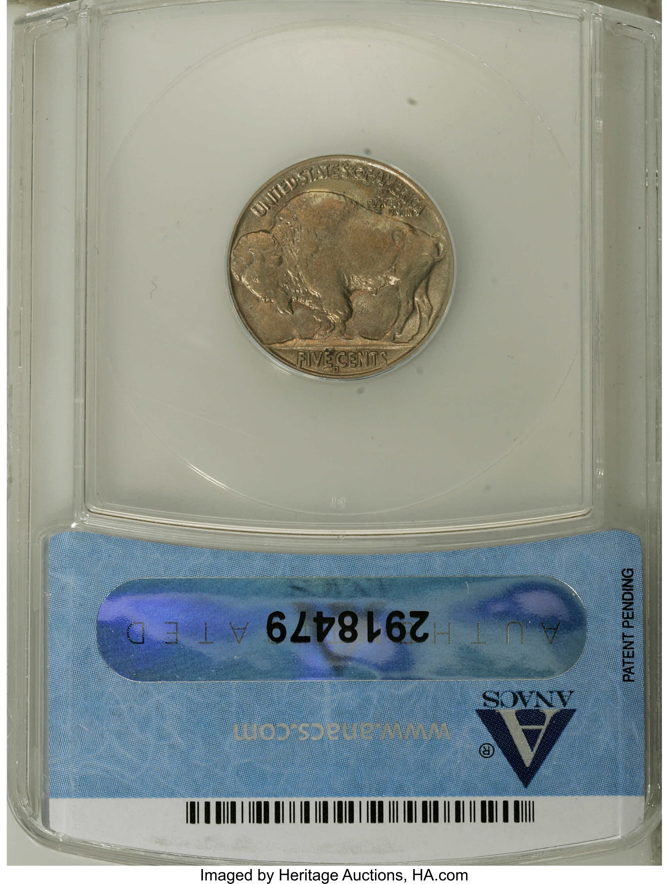 1938-D/S 5c Buffalo VF30 thumbnail 4