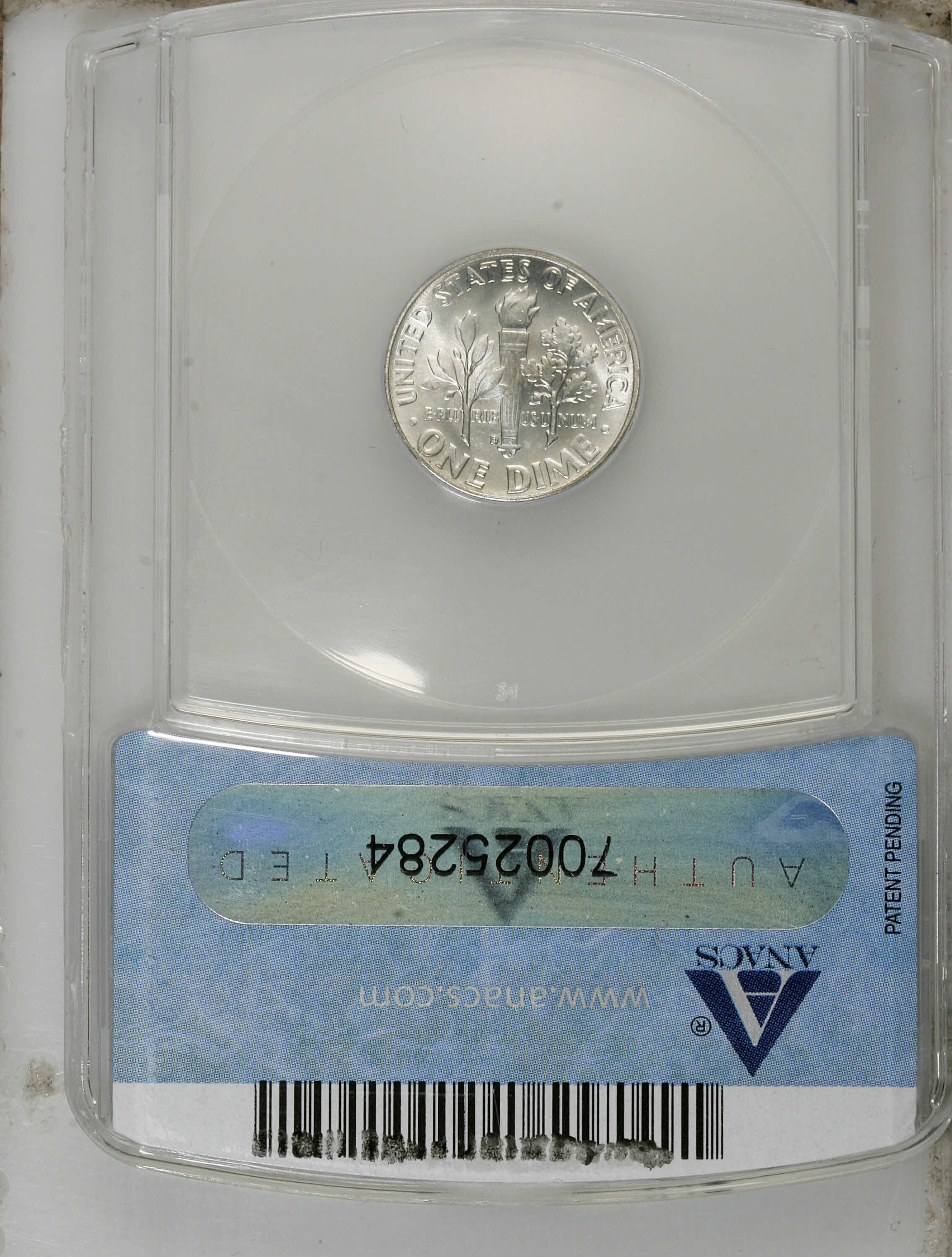 1956-D 10c MS FB MS65 FB thumbnail 10