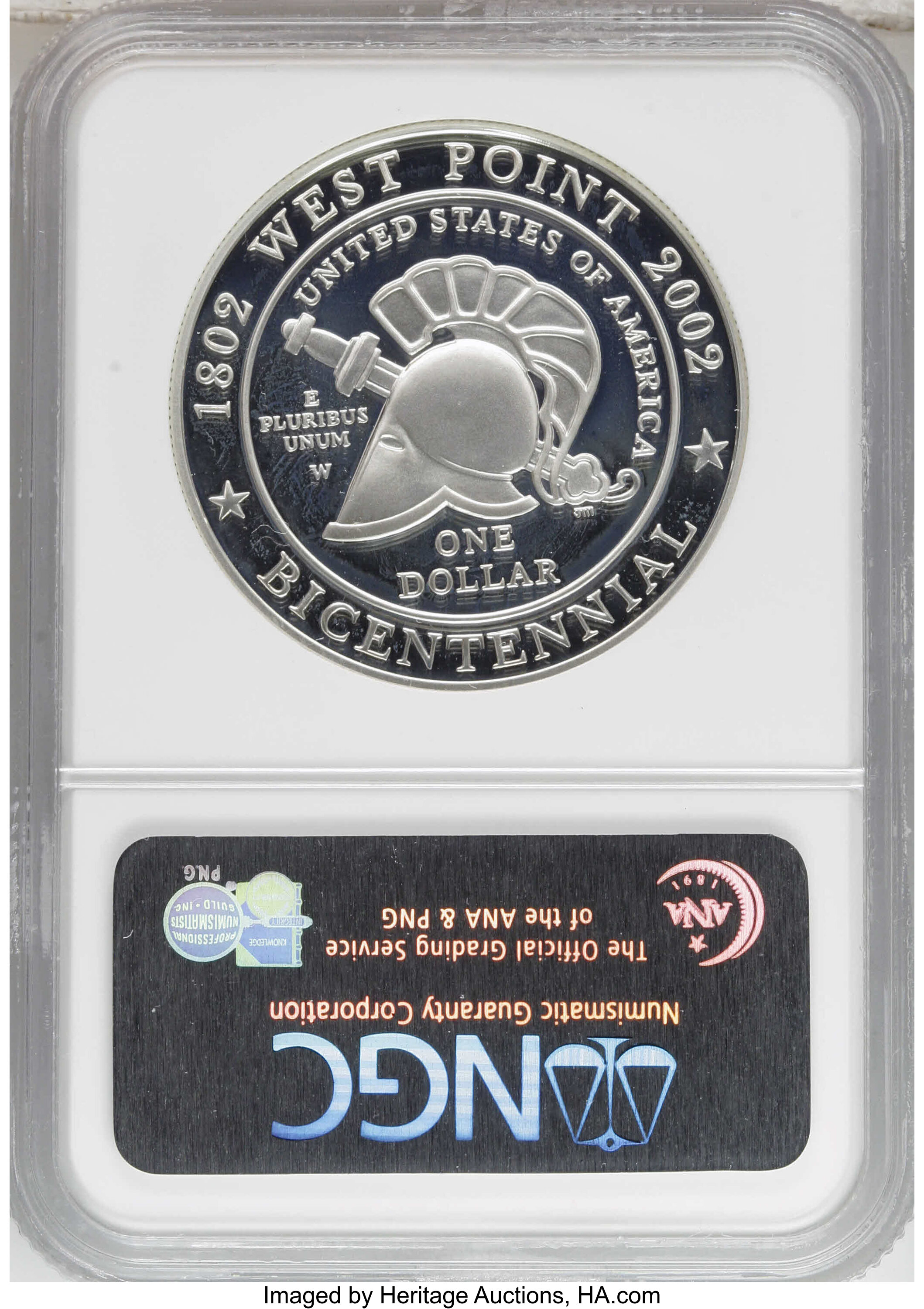 2002-W S$1 West Point (U.S. Military Academy) Bicentennial PR DCAM PR66 DCAM thumbnail 12