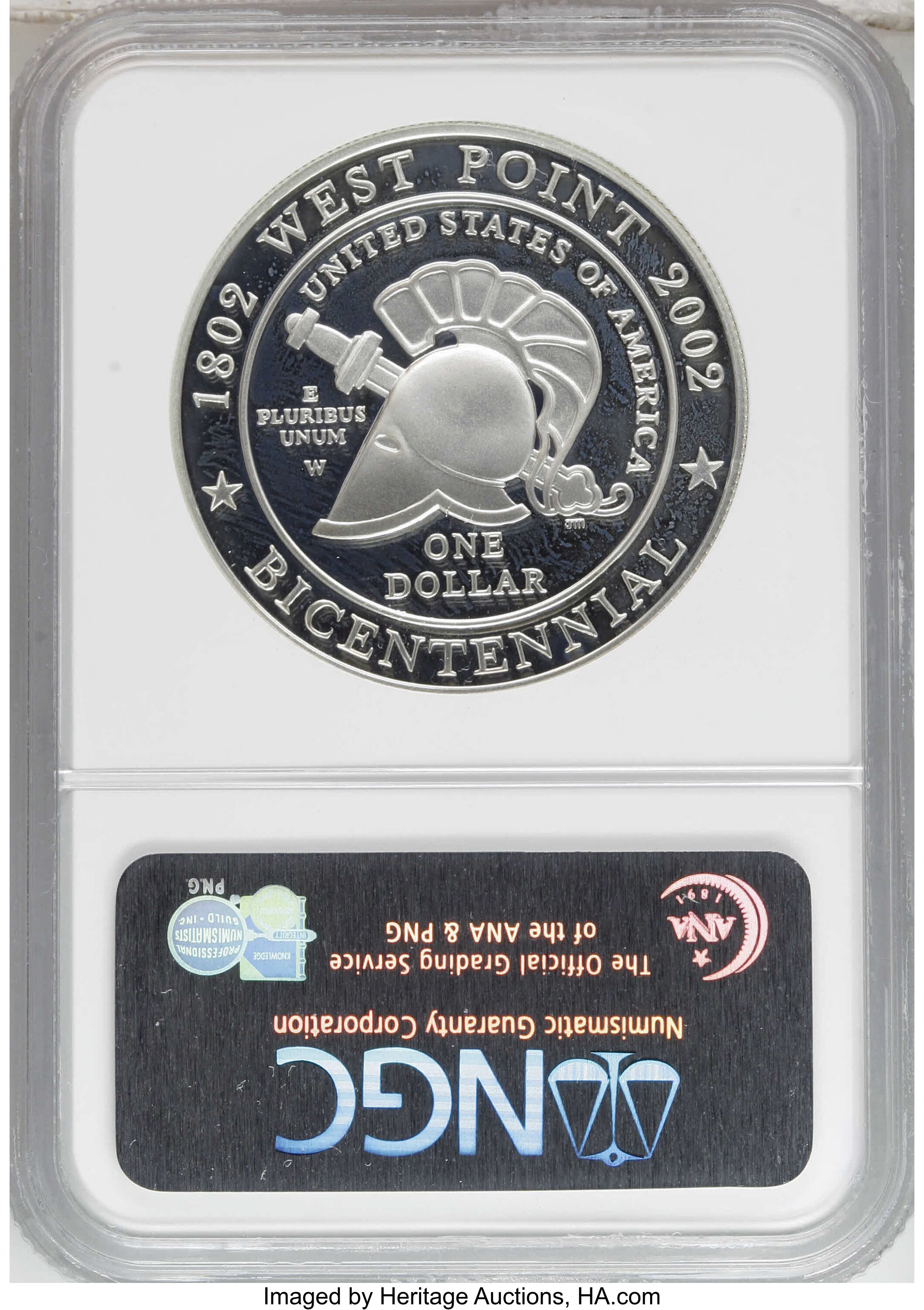 2002-W S$1 West Point (U.S. Military Academy) Bicentennial PR DCAM PR66 DCAM thumbnail 10