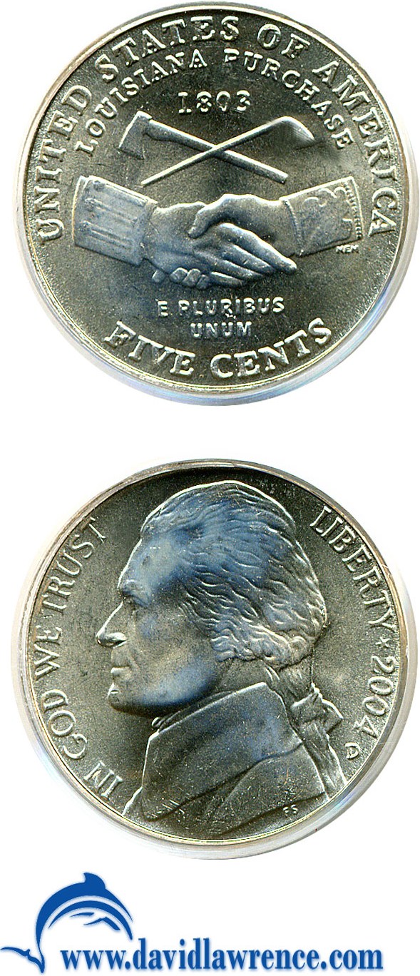 2004-D 5c Peace Medal XF40 thumbnail 22