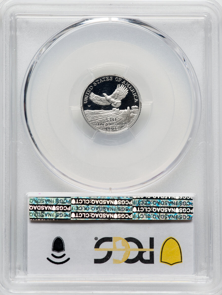 2000-W $10  Platinum Eagle PR DCAM PR70 DCAM thumbnail 16