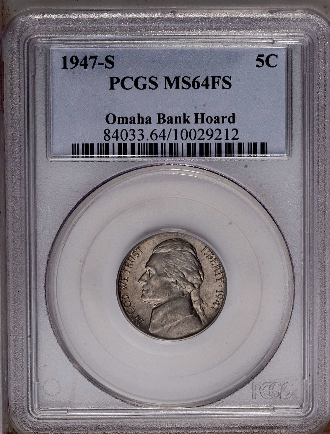 1947-S 5c MS FS MS64 FS thumbnail 11