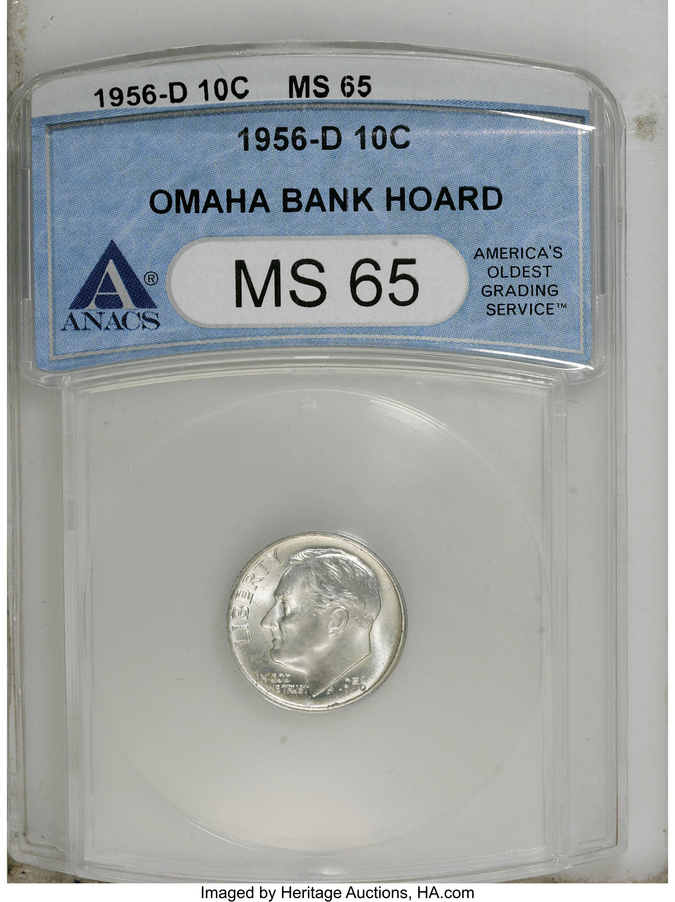 1956-D 10c VF20 CAC thumbnail 16