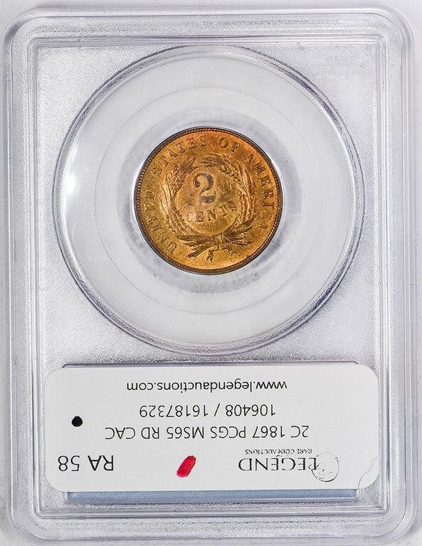 1867 2c MS RD MS65 RD thumbnail 22