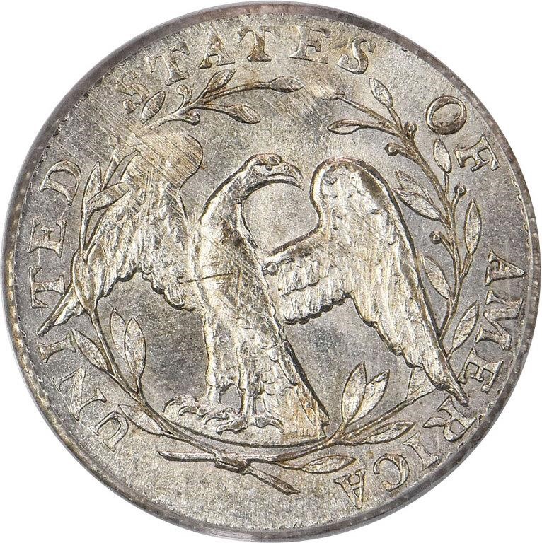 Flowing Hair Half Dime H10c 1794-1795 [Type] MS60 thumbnail 12