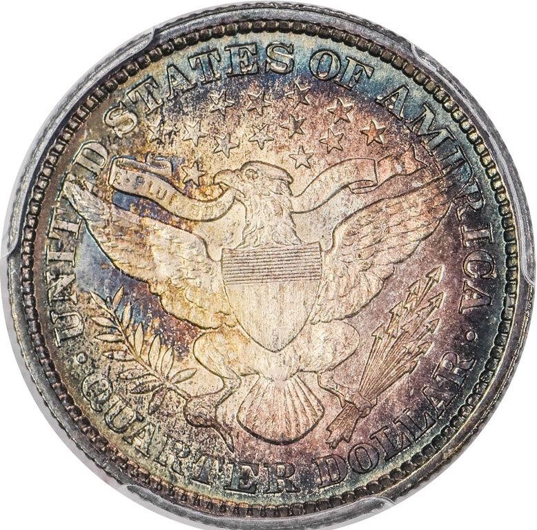 1896 25c MS67 thumbnail 4