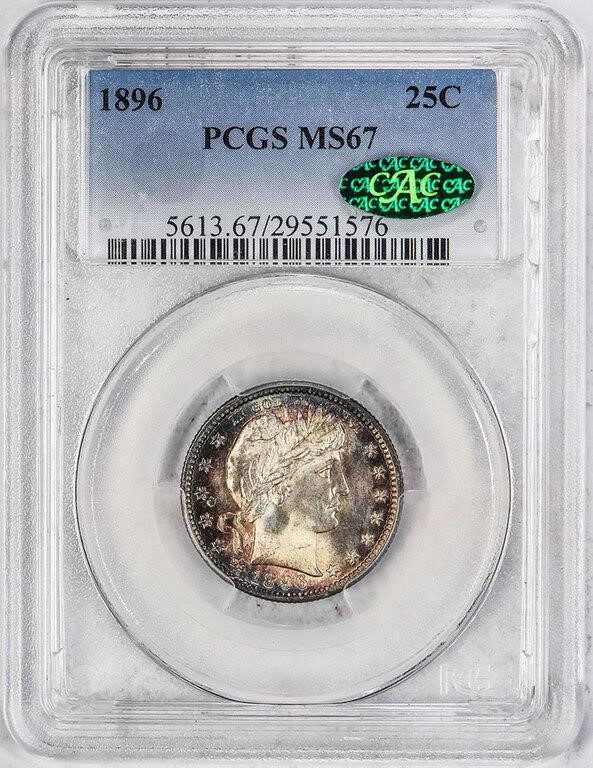 1896 25c MS67 thumbnail 5