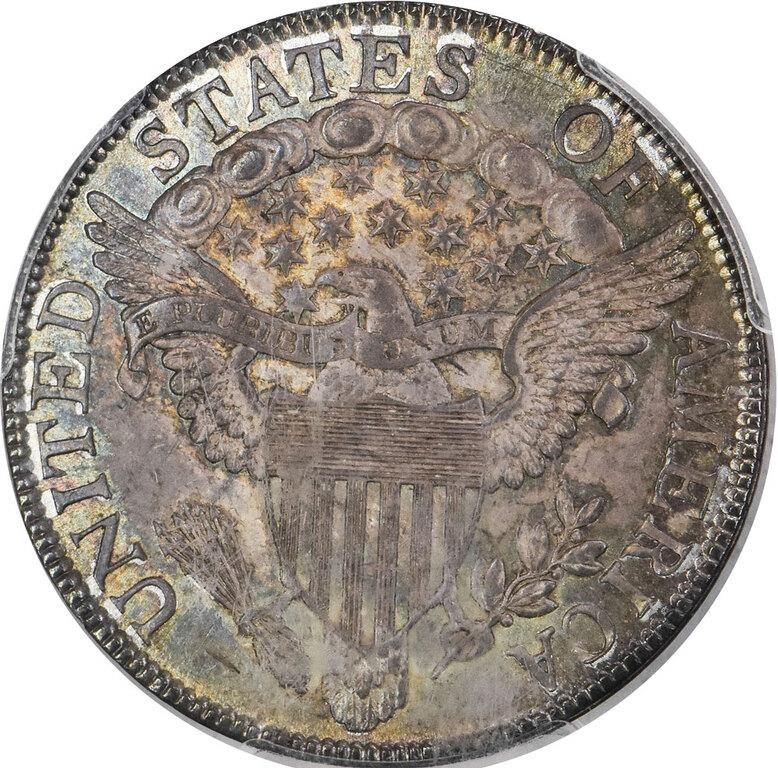 1806 50c Pointed 6, Stem MS65 thumbnail 2