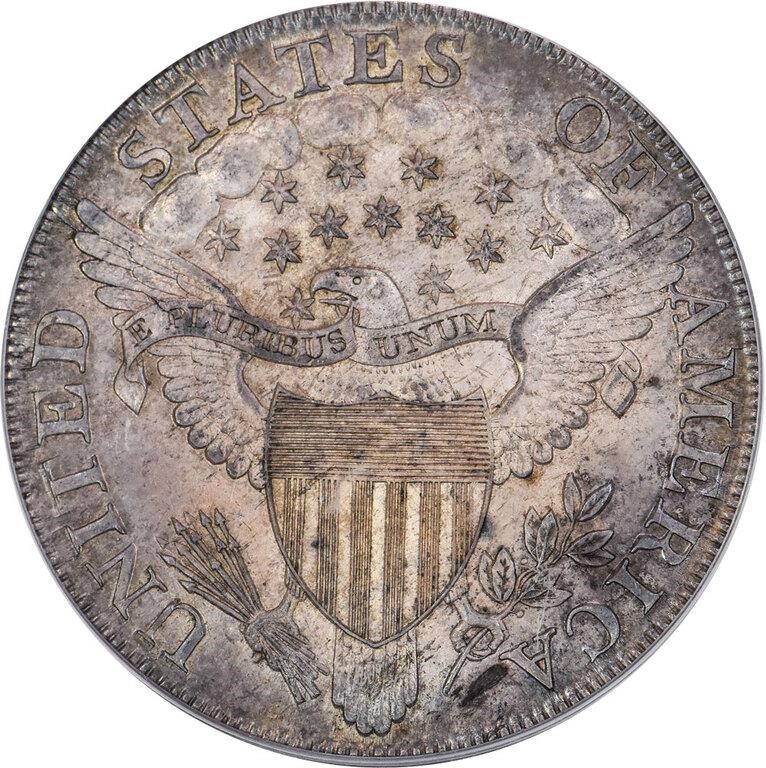1802 $1  Narrow Date MS65 CAC thumbnail 2