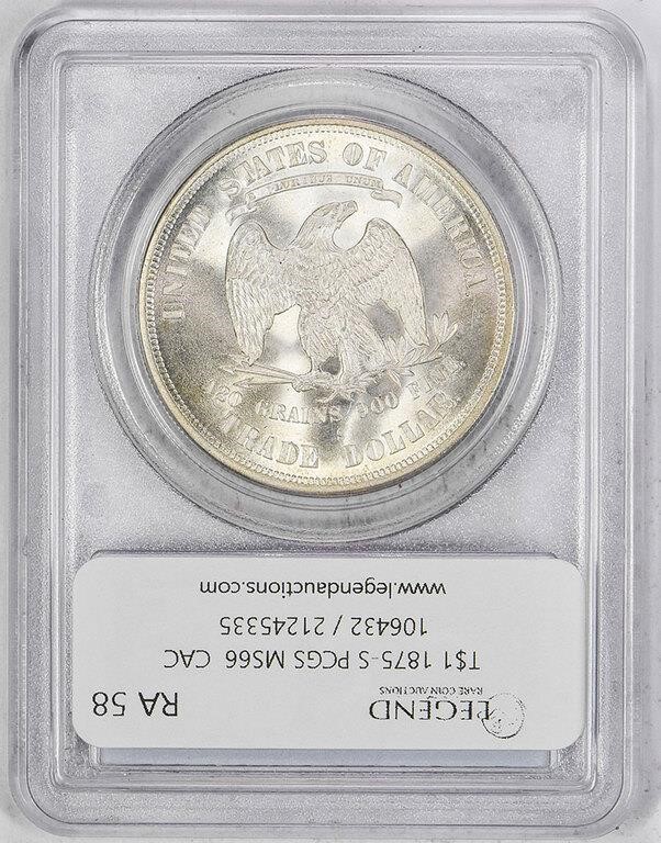 1875-S Trade$ MS66 thumbnail 4
