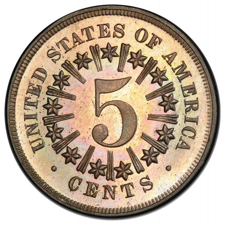 1867 5c Rays PR CAM PR63 CAM thumbnail 16