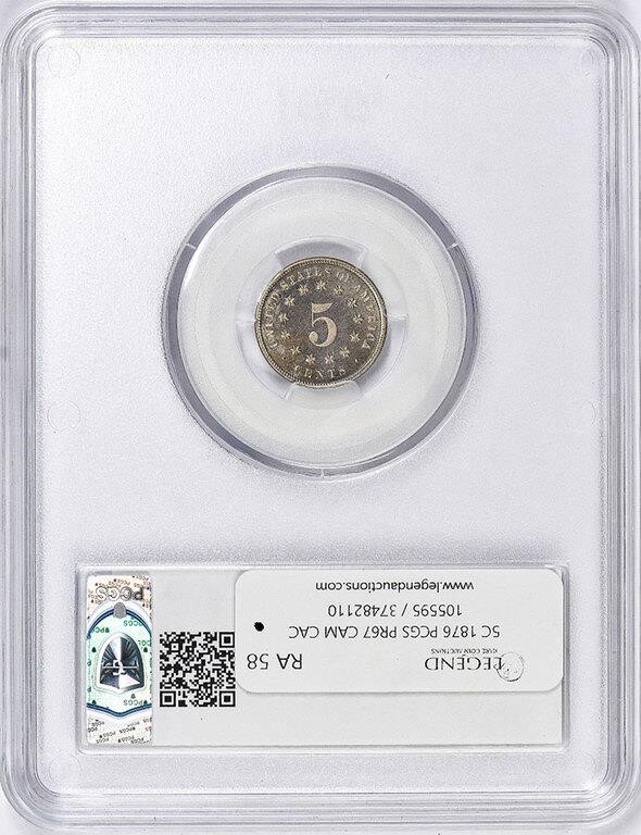 1876 5c PR CAM PR67 CAM thumbnail 14