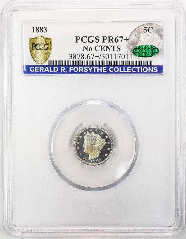 1883 5c No Cents PR67 thumbnail 9