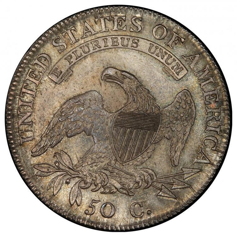 1809 50c O-106 MS61 CAC thumbnail 15