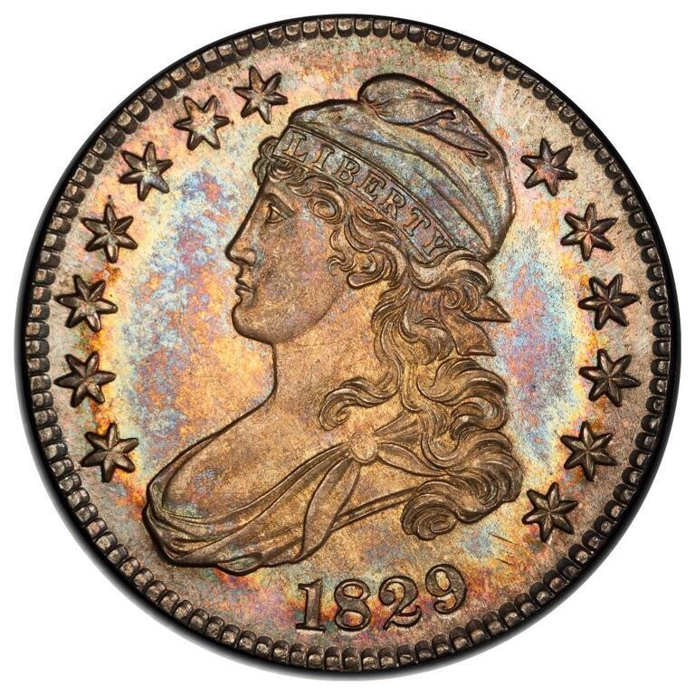50C 1829 O-112. SMALL LETTERS. PCGS MS64