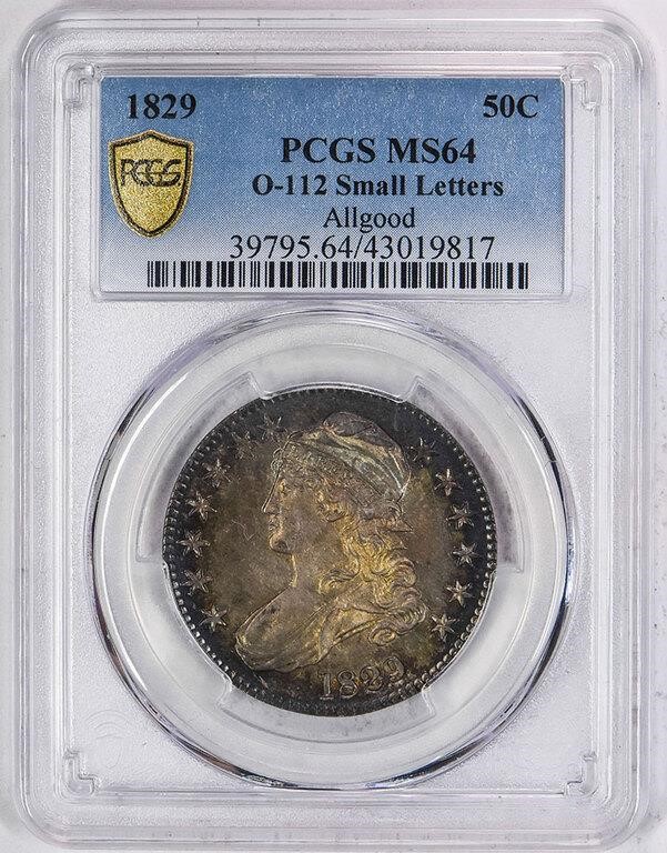1829 50c Small Letters, O-112 MS61 thumbnail 12