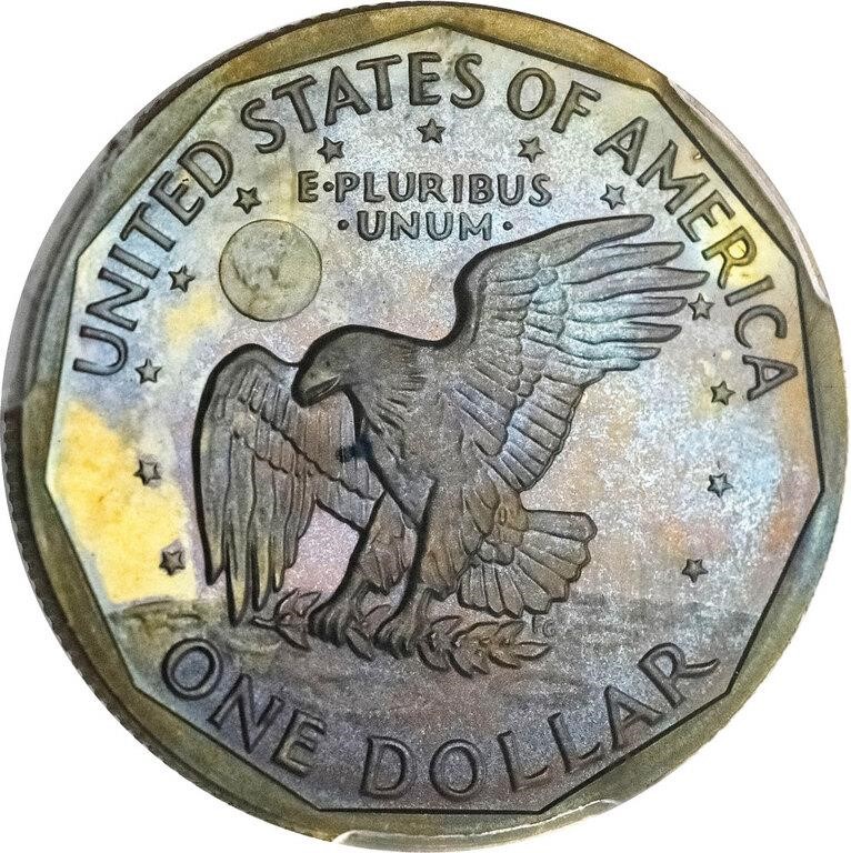 Susan B. Anthony SBA $1 1979-1999 PR DCAM [Type] PR60 DCAM thumbnail 22