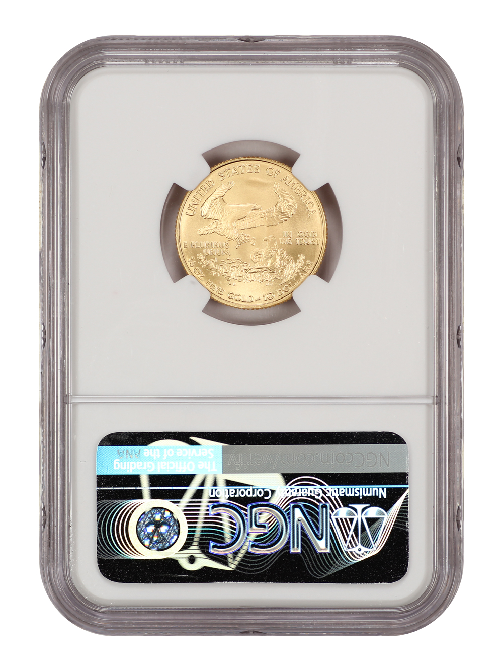 2007-W $10  Gold Eagle, Burnished MS70 thumbnail 16