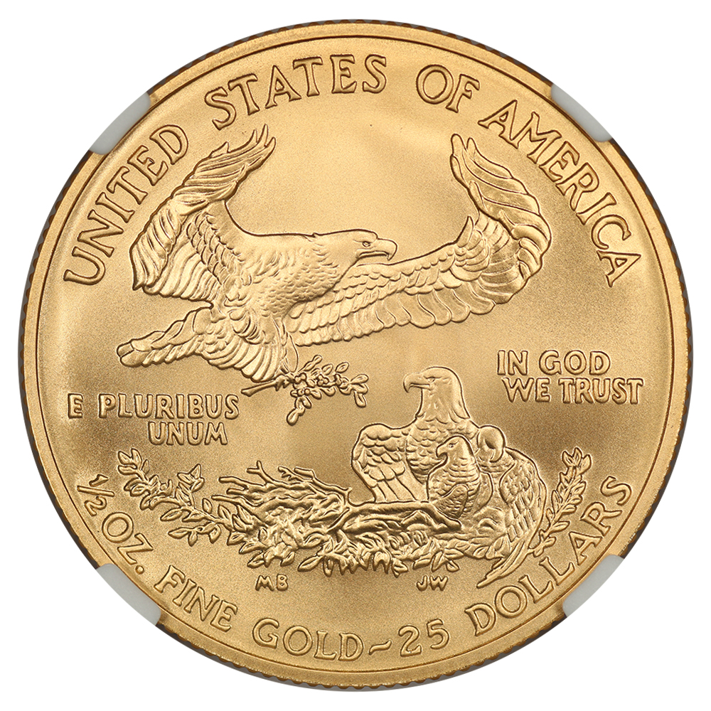 2007-W $25  Gold Eagle, Burnished MS70 thumbnail 4