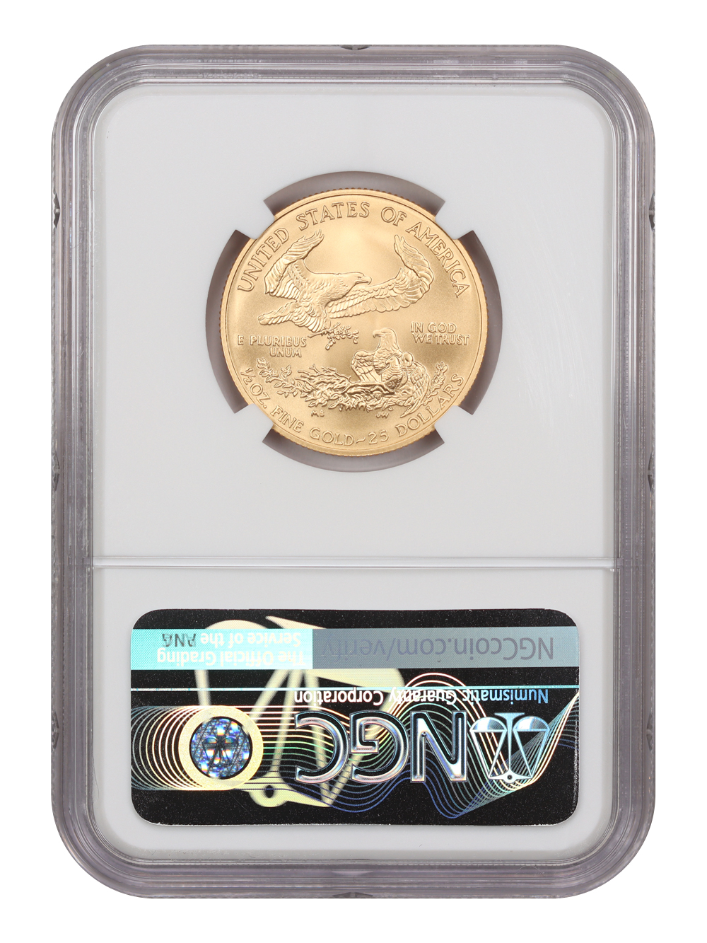 2007-W $25  Gold Eagle, Burnished MS70 thumbnail 6