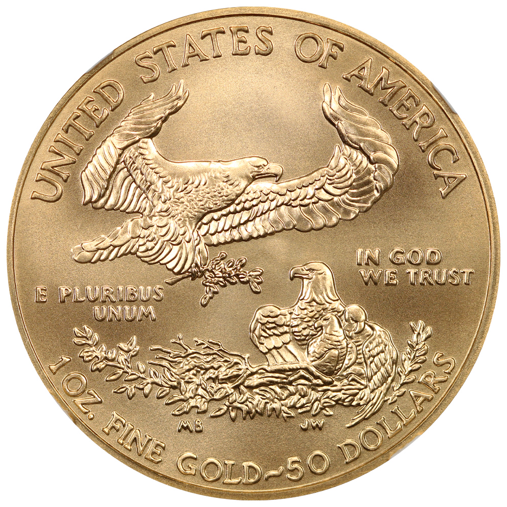 2013-W G$50  Gold Eagle, Burnished MS70 thumbnail 9