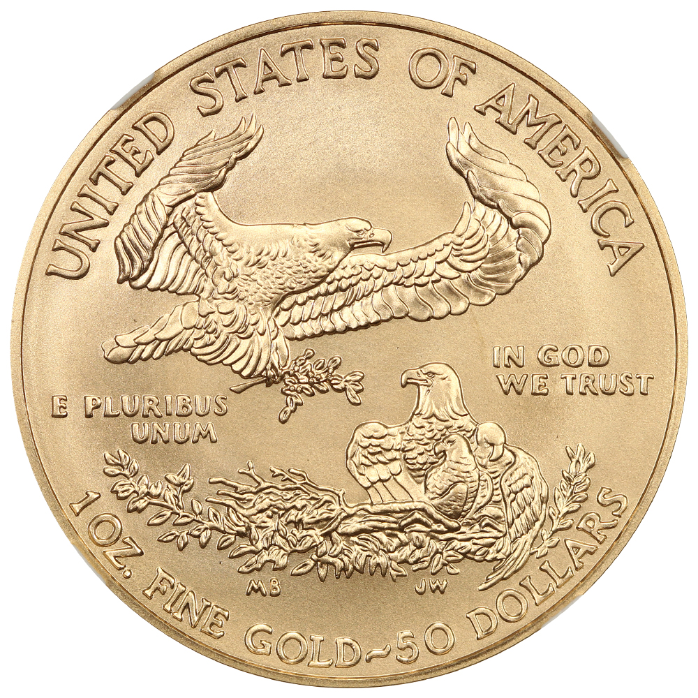 2014-W G$50  Gold Eagle, Burnished MS70 thumbnail 18