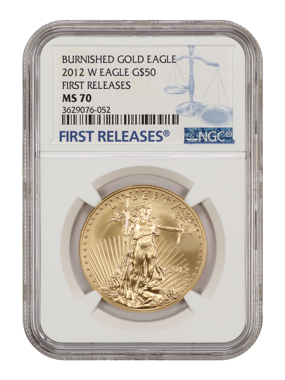 2012-W G$50  Gold Eagle, Burnished MS68 thumbnail 23