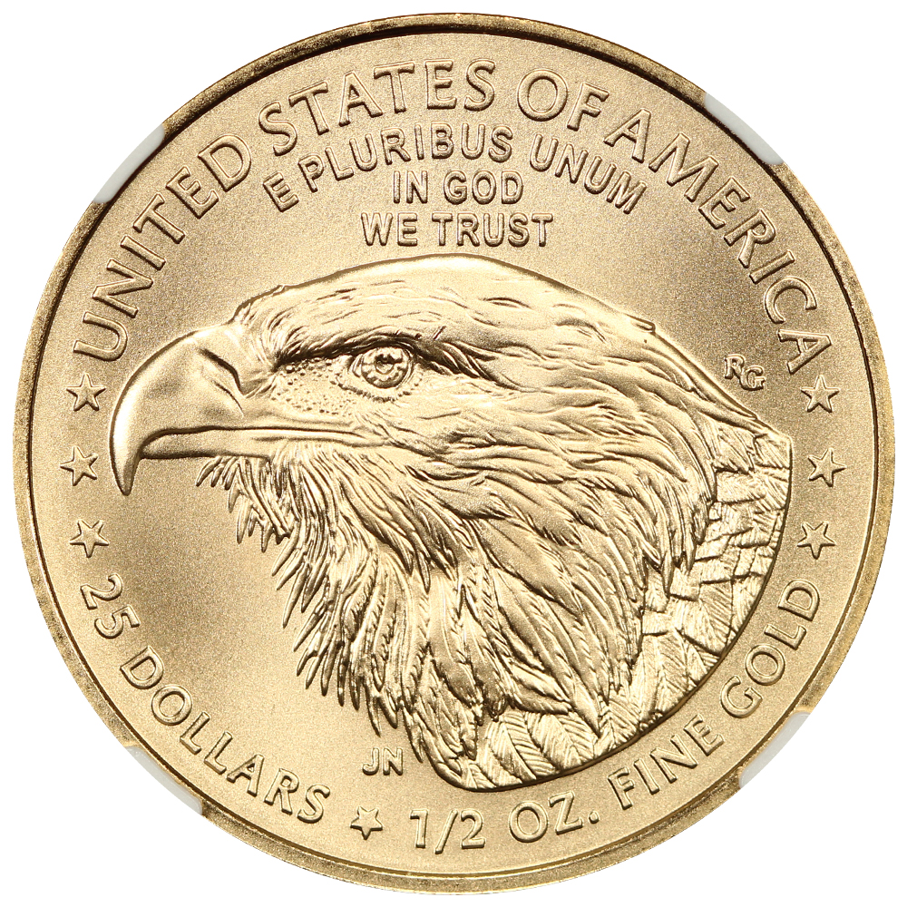 2020 $25  Gold Eagle MS65 CAC thumbnail 2
