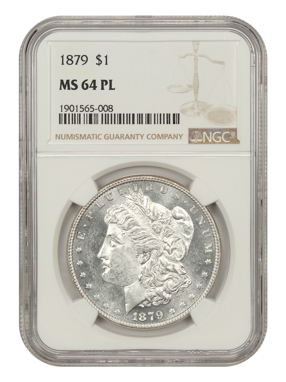 1879 $1  MS PL MS64 PL CAC thumbnail 5
