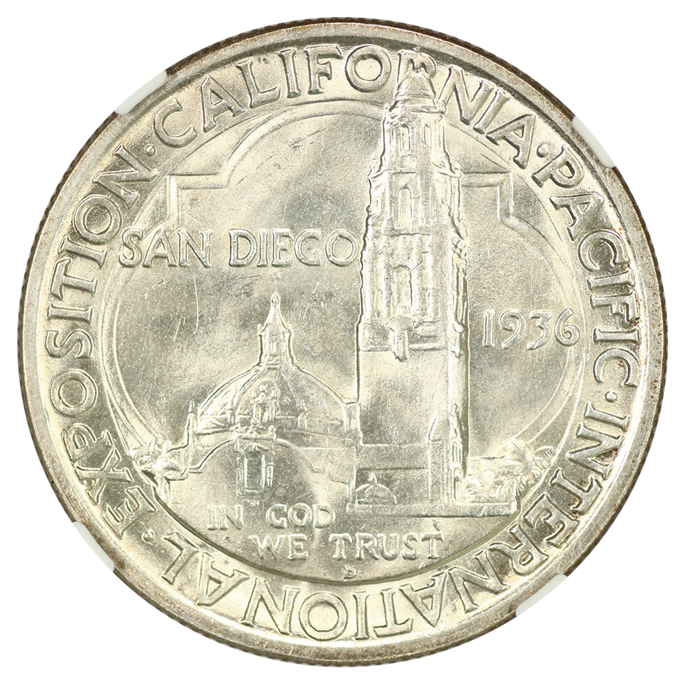 1936-D 50c San Diego Expo XF40 thumbnail 13