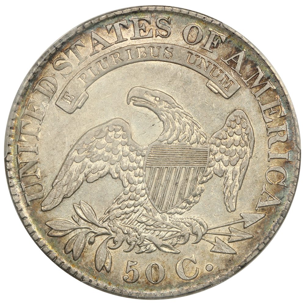 1828 50c Curl Base 2, Knob XF45 thumbnail 2